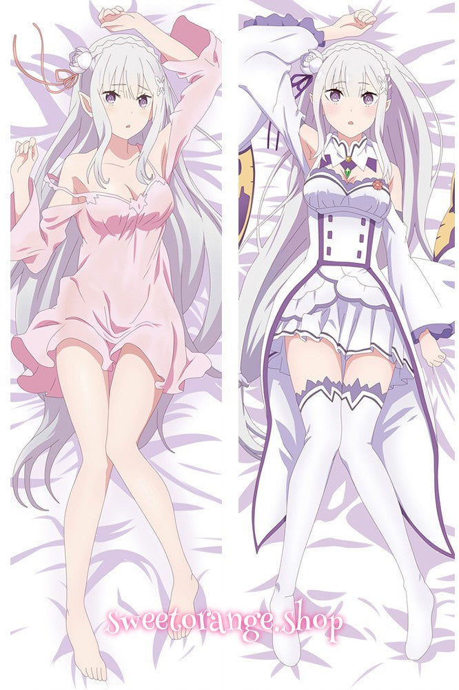 Re Zero Emilia Body Pillow