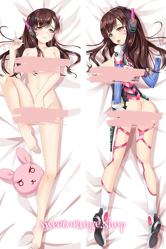 D.Va Body Pillow Cover