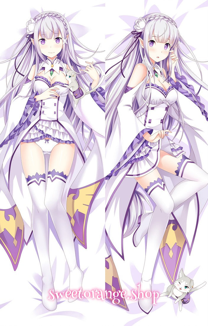 Re Zero Emilia Body Pillow