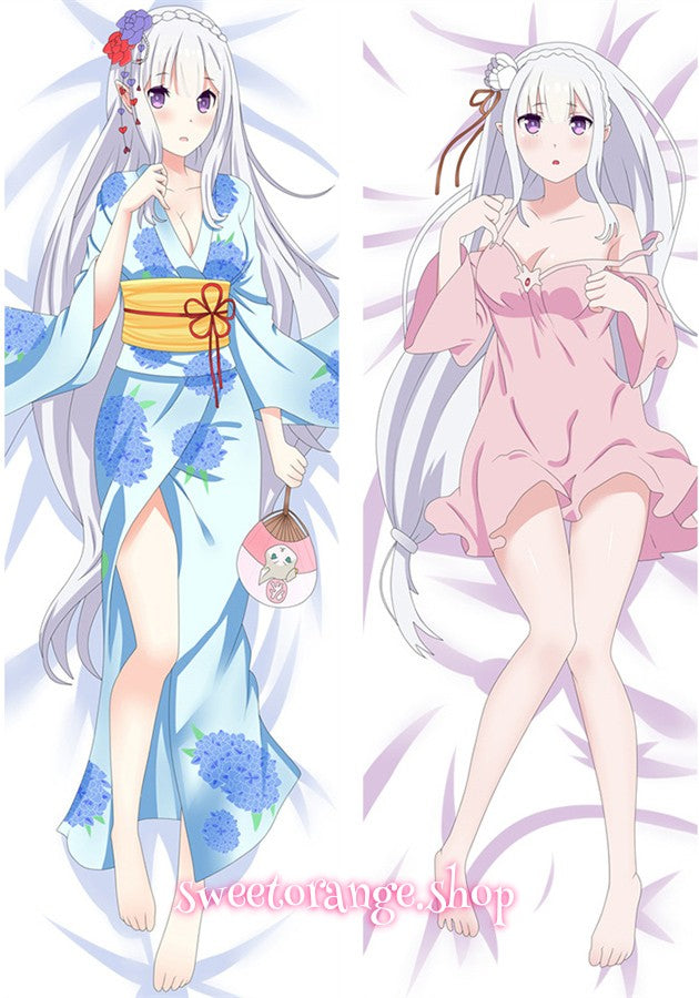 Re Zero Emilia Body Pillow
