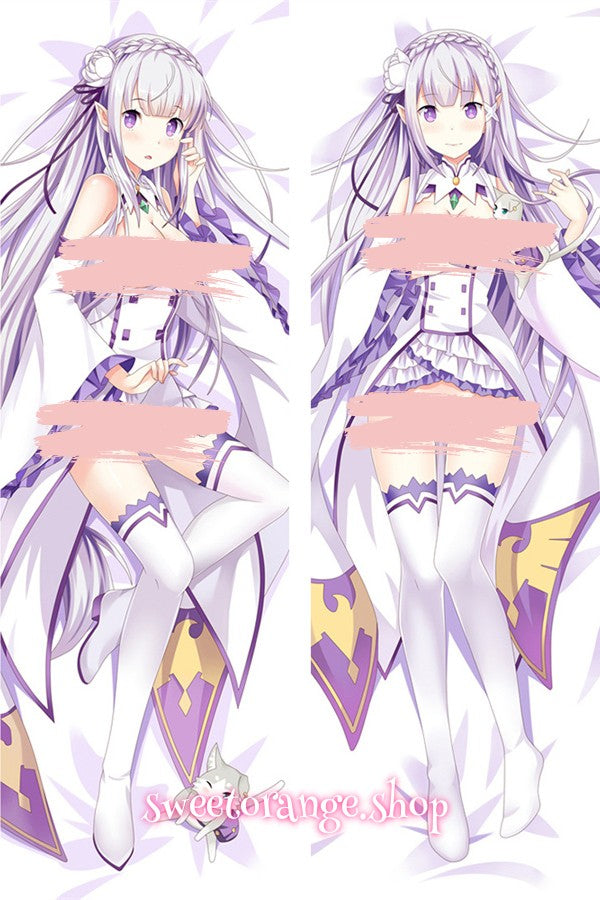 Re Zero Emilia Body Pillow