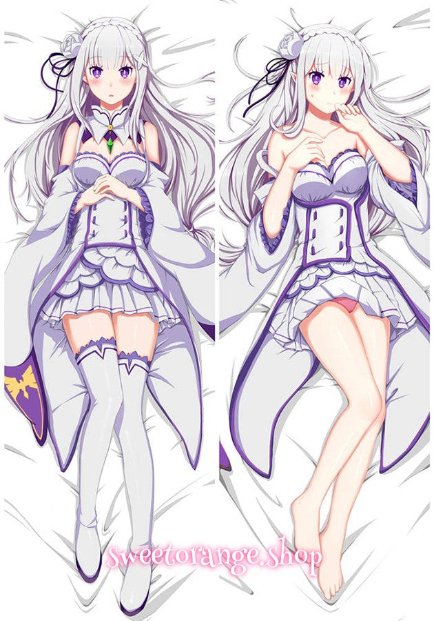 Re Zero Emilia Body Pillow