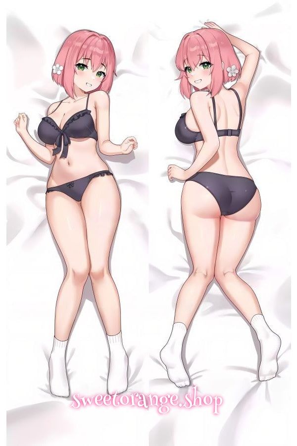100Kanojo Hanazono Hakari Body Pillow