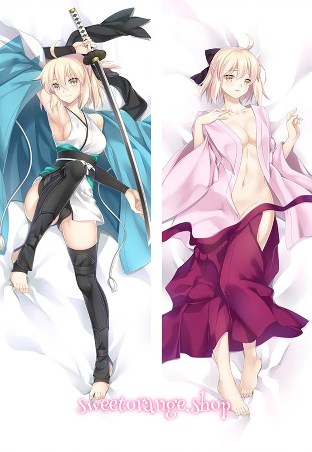 Okita Souji Body Pillow Cover