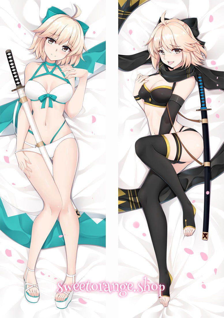 Okita Souji Body Pillow Cover