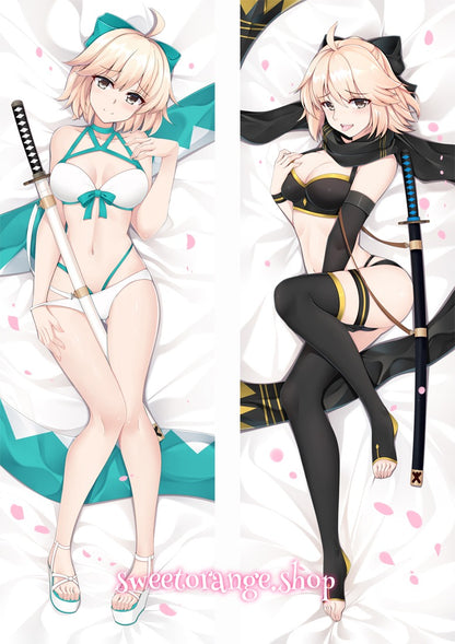 Okita Souji Body Pillow Cover