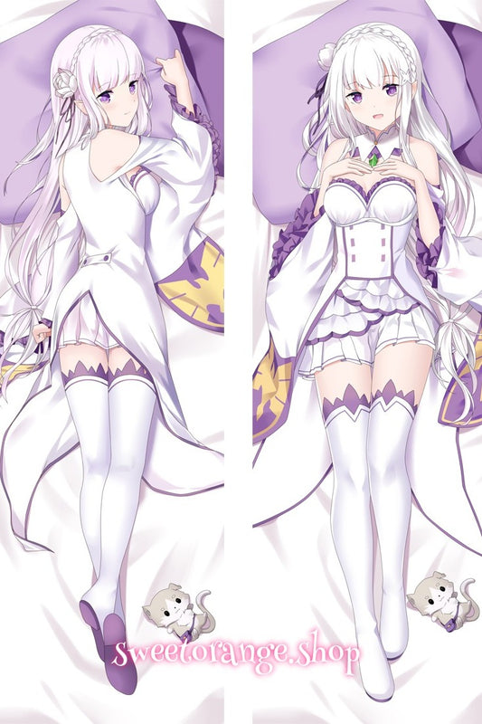 Re Zero Emilia Body Pillow