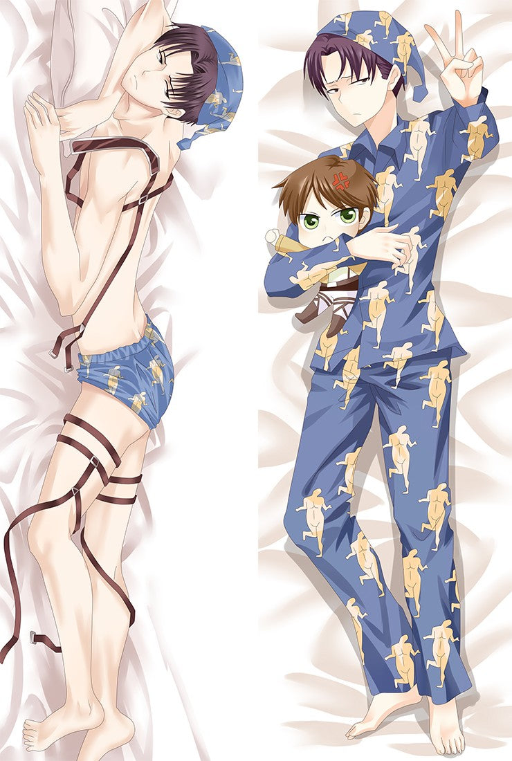 Attack on Titan Levi Ackerman Body Pillow Dakimakura