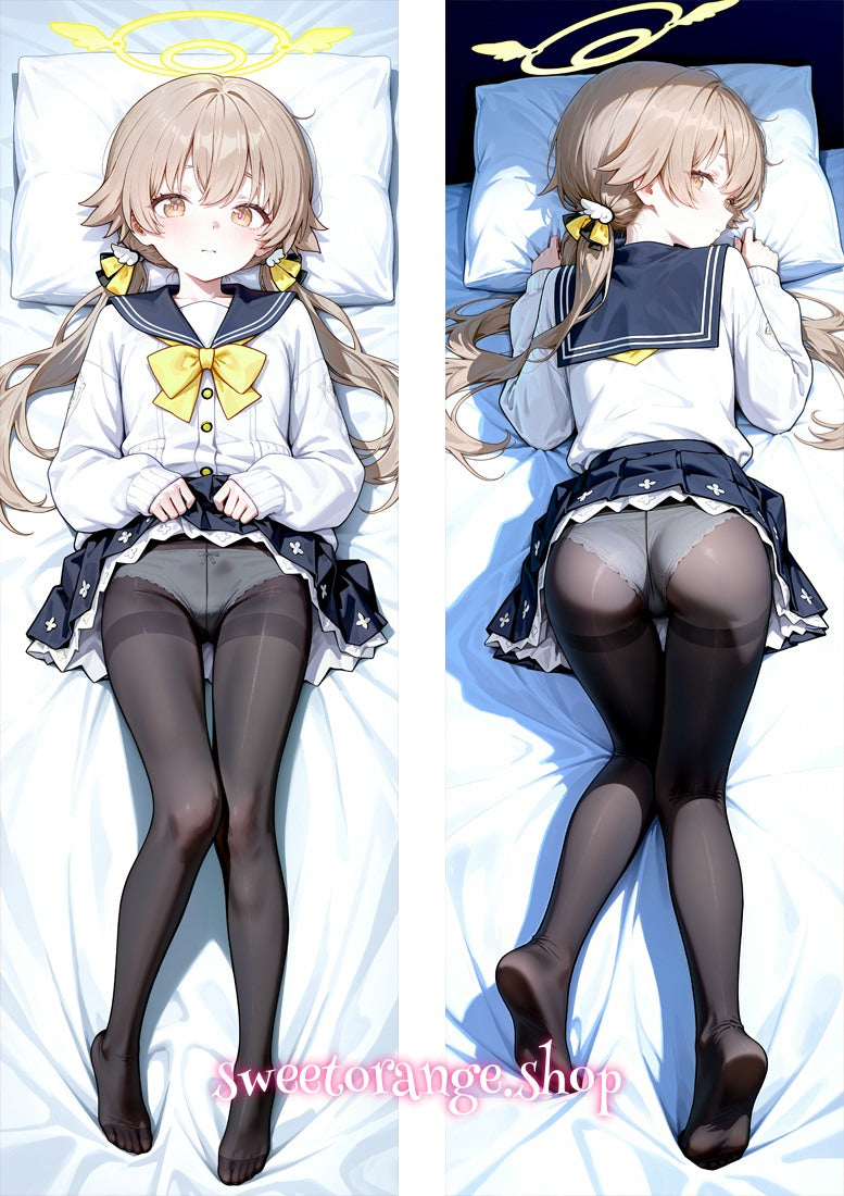 Blue Archive Ajitani Hifumi Pillow Cover Print Detail - Fade-Resistant Hifumi Artwork