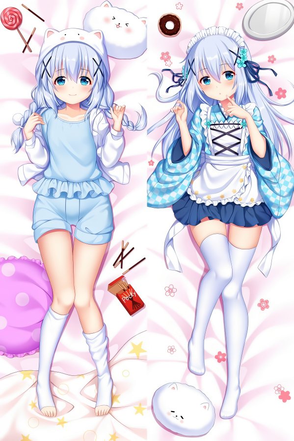 Chino Kafuu Dakimakura Pillow