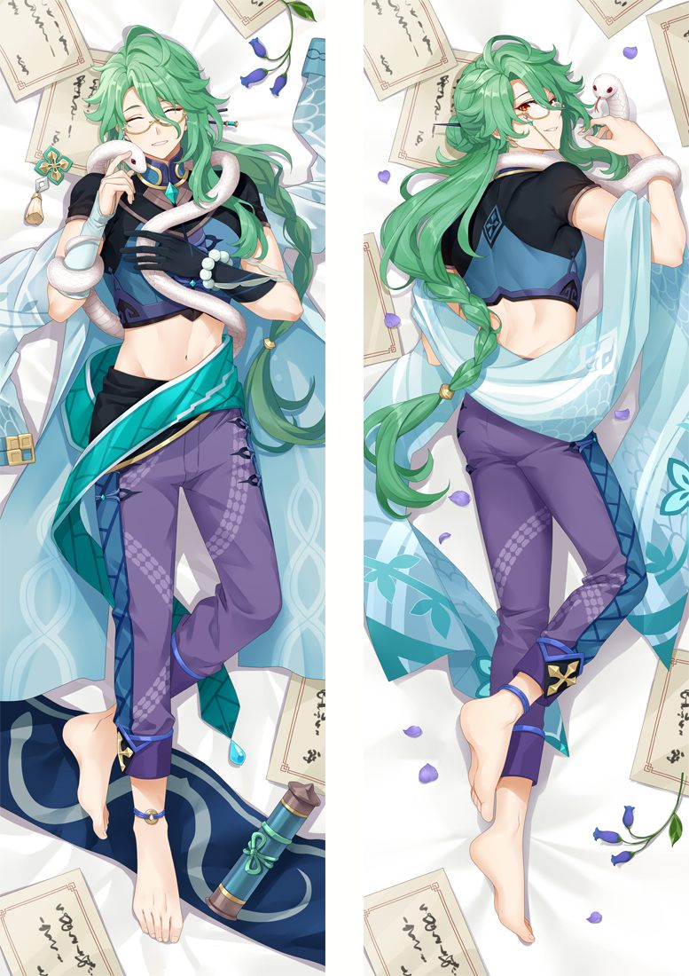 Genshin Impact Baizhu Body Pillow