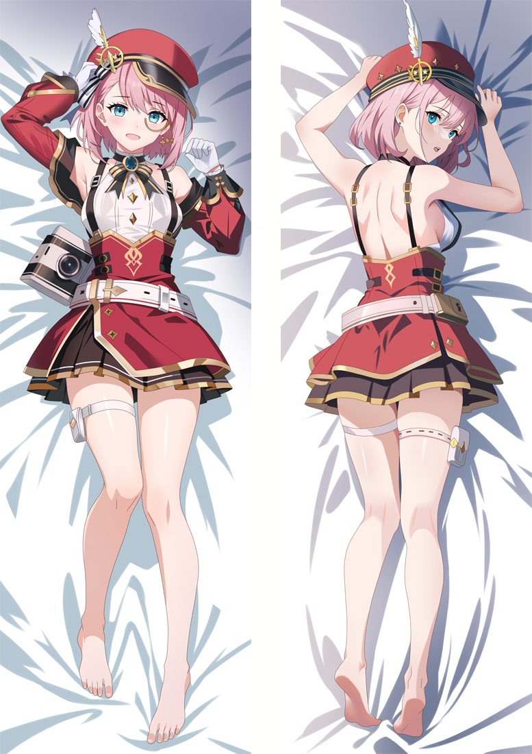 Genshin Impact Charlotte Body Pillow Dakimakura