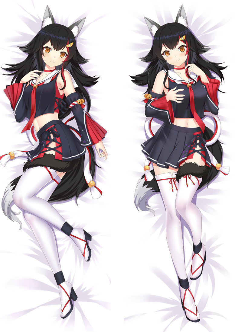 Hololive Virtual Ookami Mio Body Pillow Dakimakura VTuber