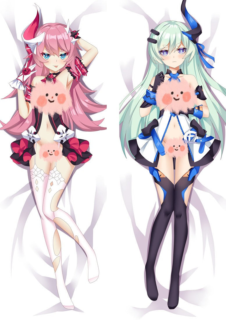 Honkai Impact 3rd Rozaliya & Liliya Olenyeva Naked Body Pillow