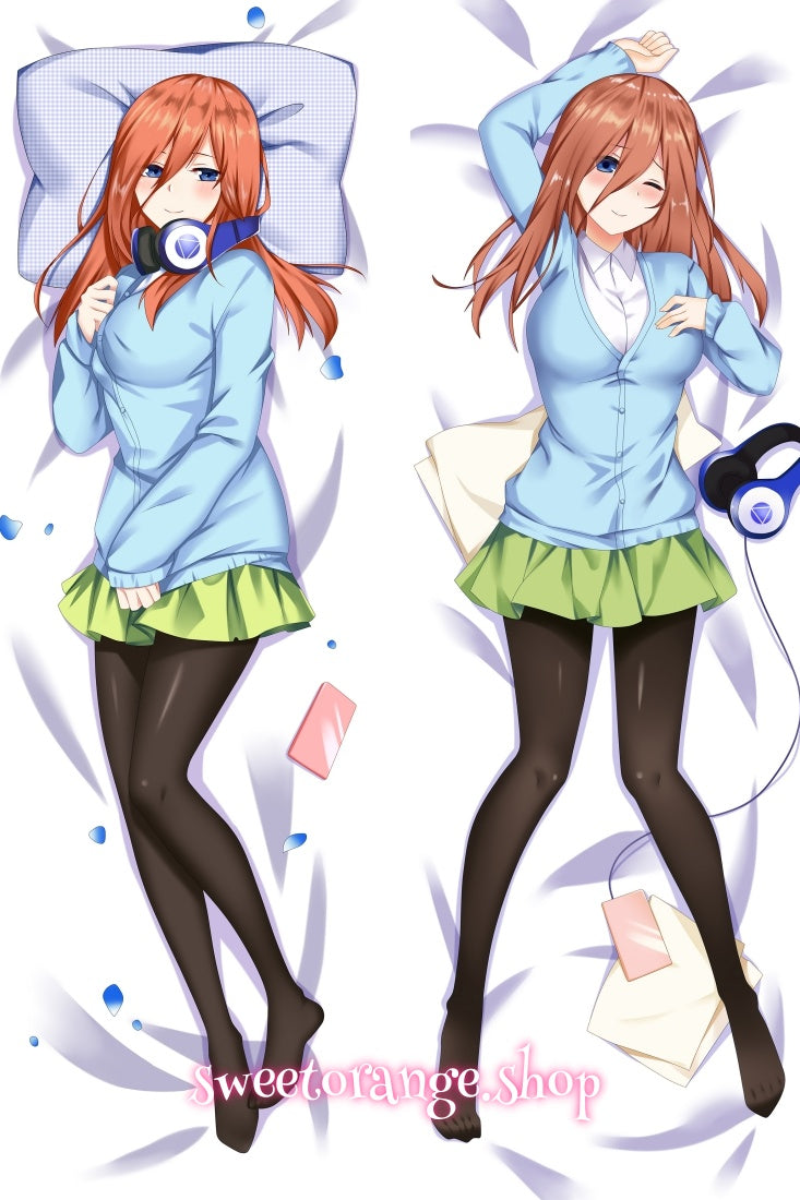 Miku Nakano Dakimakura Collection - Headphone Tsundere Body Pillows