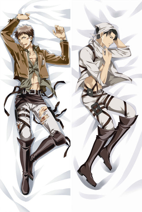 Attack on Titan Jean Kirschtein & Levi Body Pillow