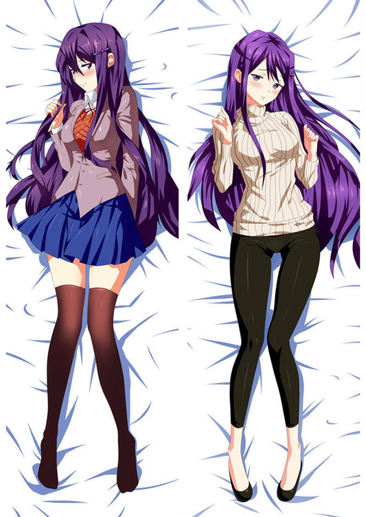 Doki Doki Literature Club! Yuri Dakimakura Waifu Body Pillow