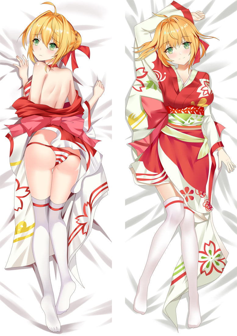 Fate Grand Order Saber Nero Claudius Dakimakura Body Pillow