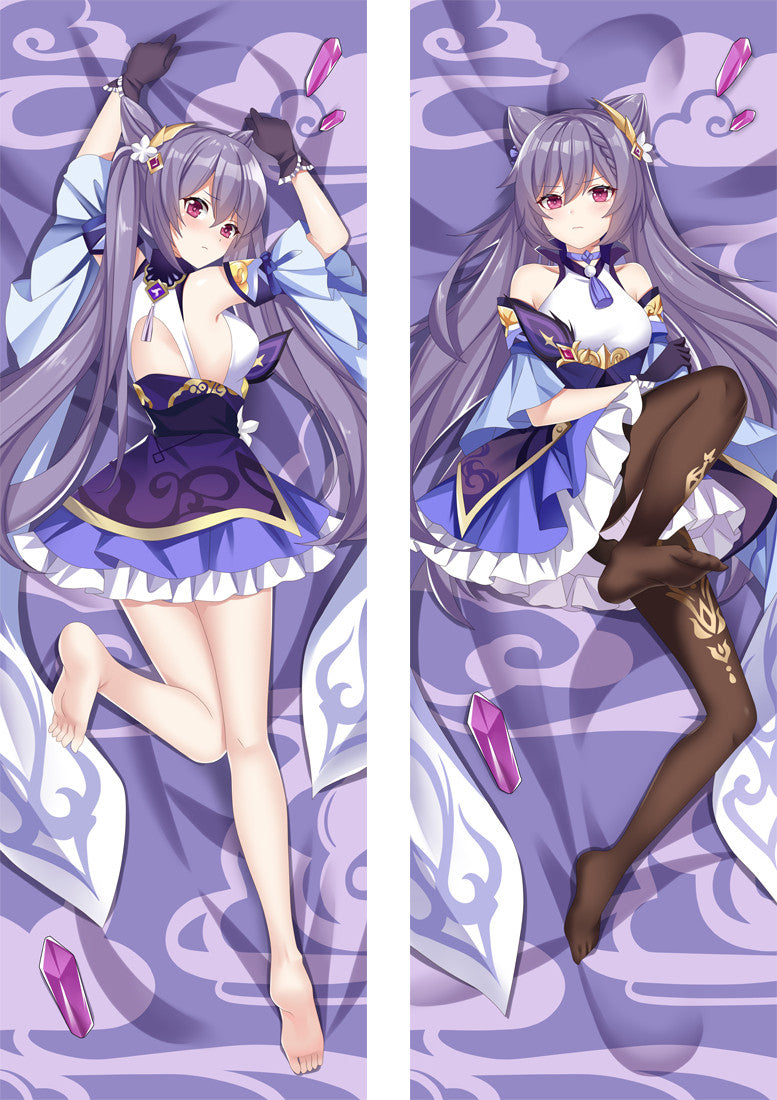 Genshin Impact Keqing Anime Body Pillow