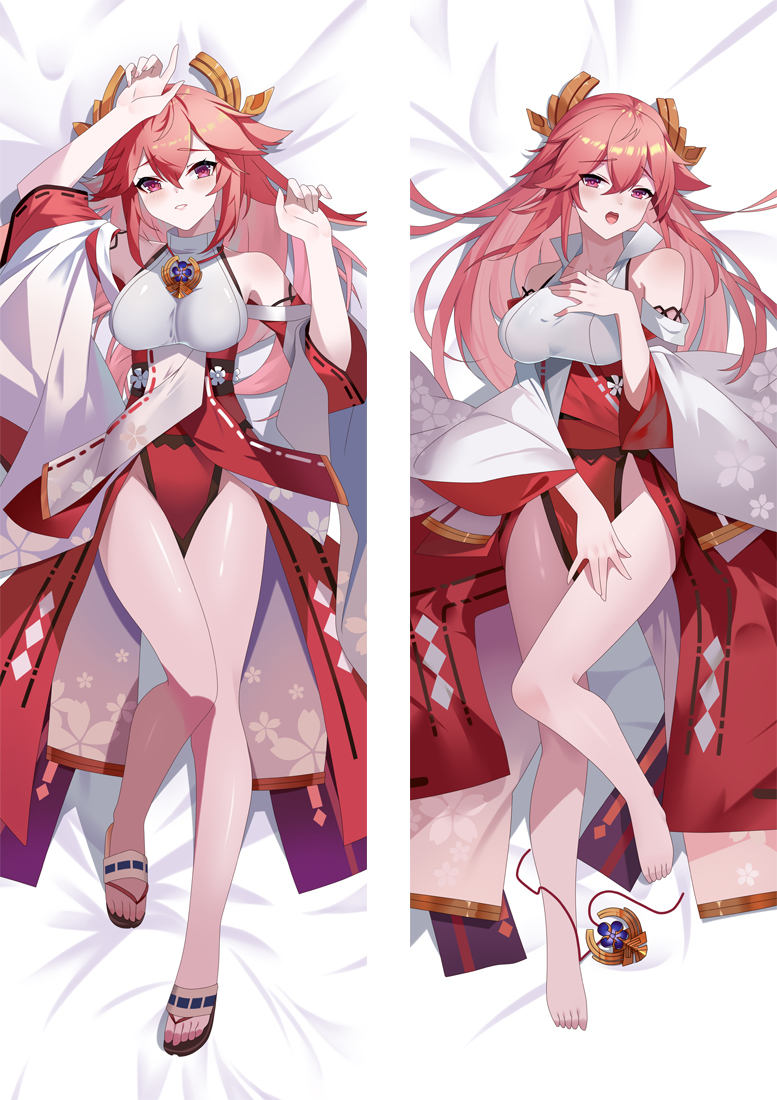 Genshin Impact Yae Miko Dakimakura Pillow