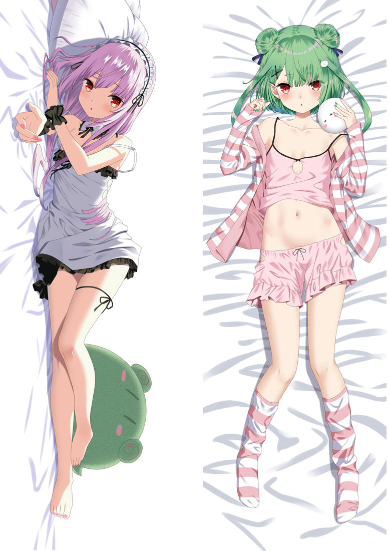 Hololive Uruha Rushia & Alter Dakimakura Body Pillow