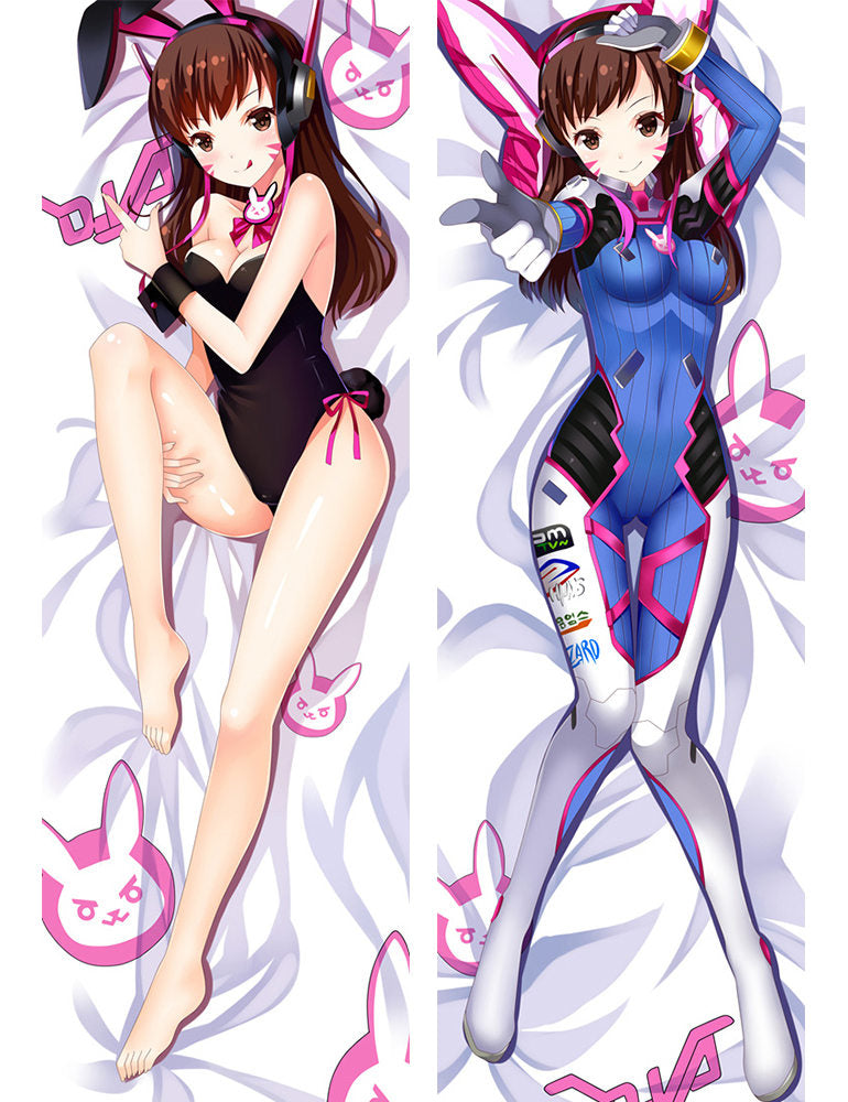 Overwatch D.Va Body Pillow Cover Print