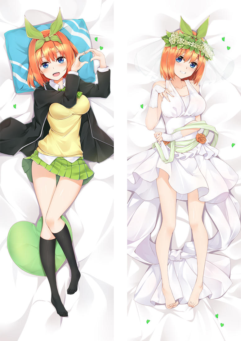 The Quintessential Quintuplets (5-Toubun No Hanayome) Yotsuba Nakano Dakimakura Pillow Print